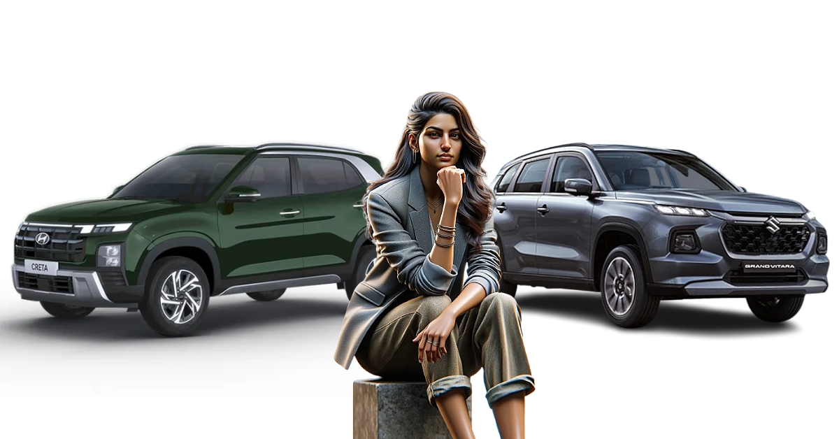 Hyundai Creta 2024 vs Maruti Suzuki Grand Vitara Hyundai Creta 2024 vs Maruti Suzuki Grand Vitara