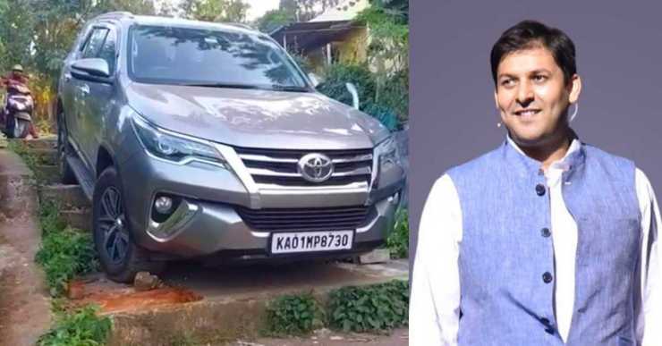 Toyota Fortuner Using Google Maps Gets Stuck On Steps: MapMyIndia CEO Claims His Company’s Maps Better