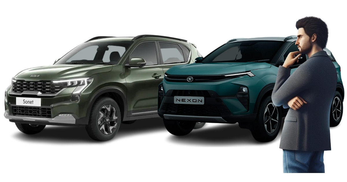 kia sonet 2024 vs tata nexon 2023 performance variants analysis kia sonet 2024 vs tata nexon 2023 performance variants analysis