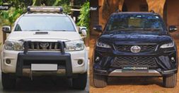 Old Toyota Fortuner Type 1 Luxury SUV Converted Into Latest Generation Legender [Video]