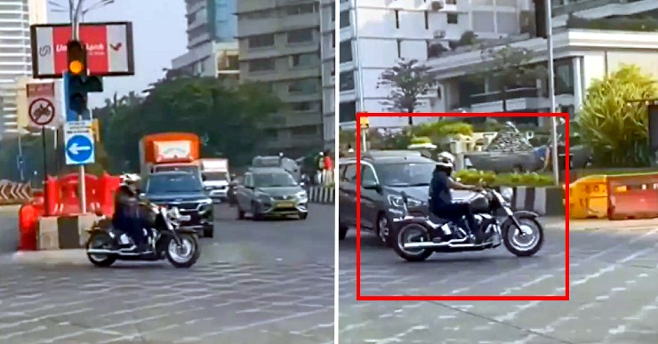 MPV crashes into Harley-Davidson: Whose fault is it? [Video]