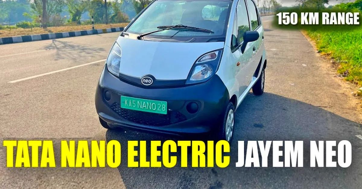 incredible transformation tata nano electric car jayem neo incredible transformation tata nano electric car jayem neo