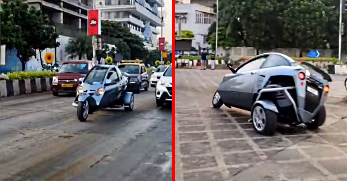lynx lean electric 3 wheeled tilting car mumbai