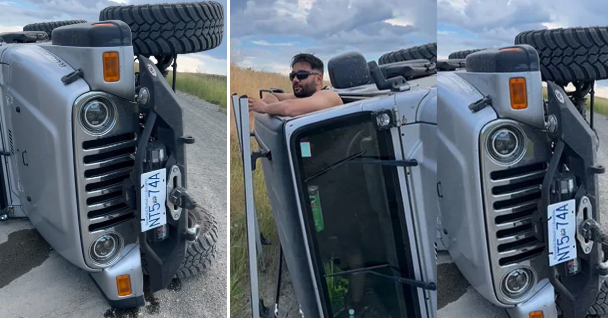 Singer Sippy Gill’s Jeep Wrangler Rubicon Flips: Singer Survives With Help Of Passer-By [Video]