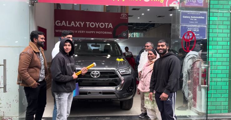 Famous Instagrammer Ankit Baiyanpuria Gifts Himself A Toyota Hilux [Video]