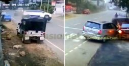 2 Toyota Innovas crash into each other at high-speed; Passengers safe