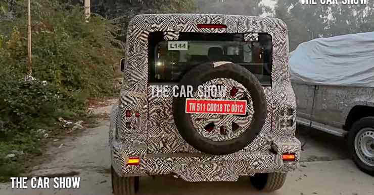 Mahindra Thar Five-Door (Armada) SUV: Test mules Reveal Features [Video]