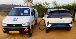 Tata Nexon EV Runs Out Of Charge: Petrol Powered Maruti Eeco Based 'HopCharge' Recharges It [Video]