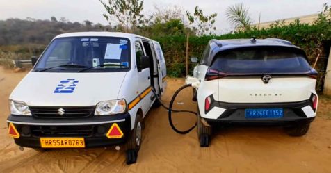 2024 Tata Nexon EV charging by hopcharge