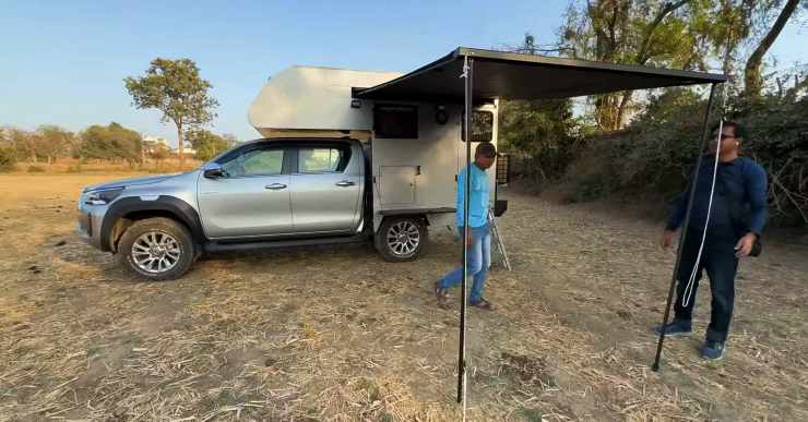 India’s First Toyota Hilux Pick Up Truck-Based Caravan Is Here [Video]