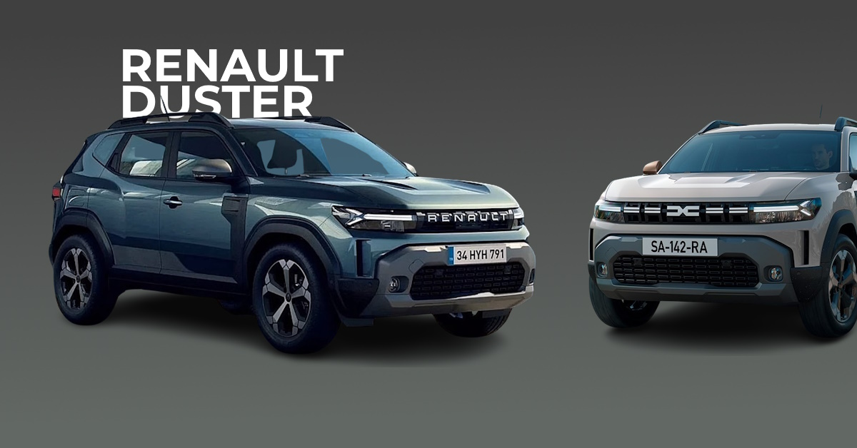 Renault Duster SUV with Dacia Duster