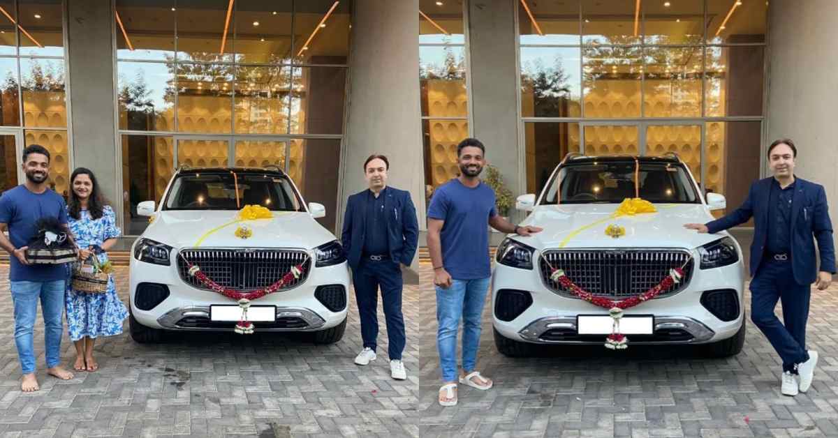 Ajinkya Rahane Mercedes Maybach GLS600 Ajinkya Rahane Mercedes Maybach GLS600
