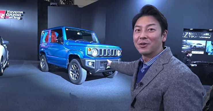 Toyota Chairman Akio Toyoda Shows His Personal 3-Door Maruti Jimny at Tokyo Auto Salon [Video]