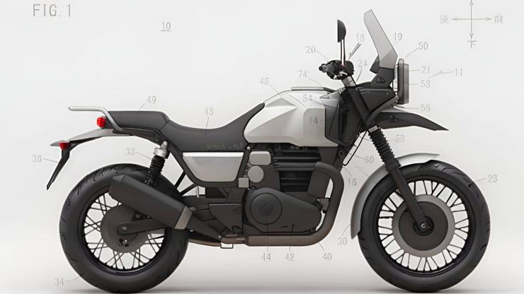 Honda CB350 Adventure render