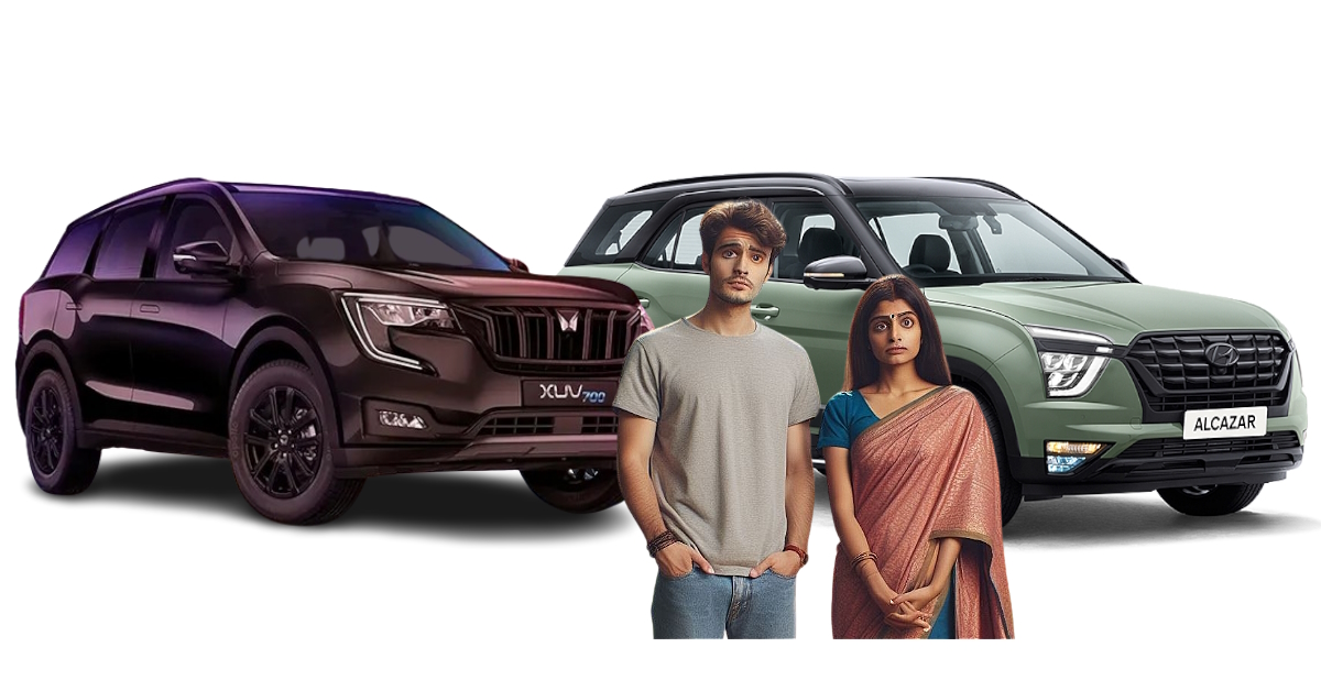 mahindra xuv700 2024 vs hyundai alcazar ultimate family car comparison mahindra xuv700 2024 vs hyundai alcazar ultimate family car comparison