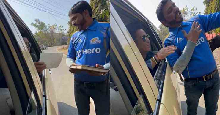 Indian Cricket Legend Sachin Tendulkar Surprises Fan On Road: Heartwarming Video
