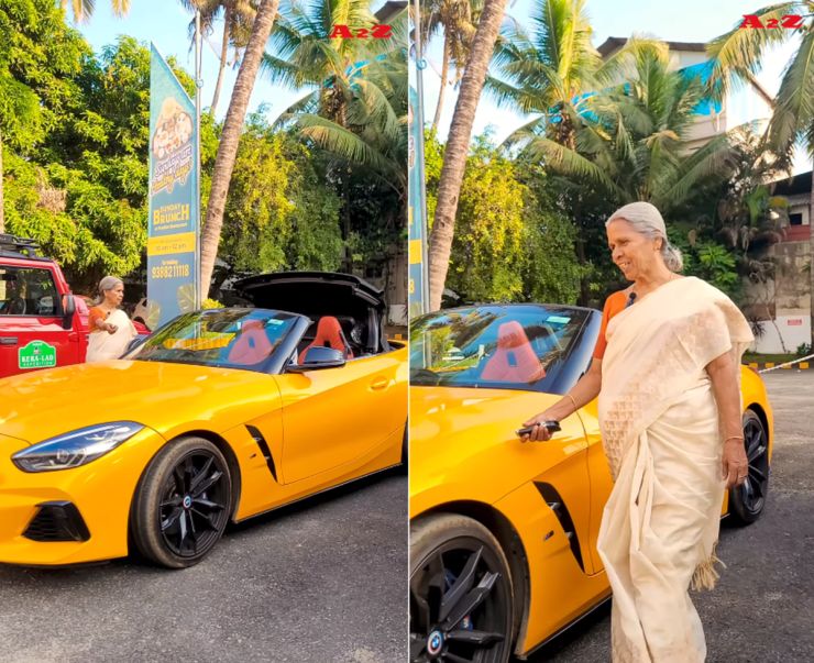 Indian Grandma driving BMW Z4 sports car is winning the internet [Video]