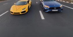 Elvish Yadav's Epic Drag Race - Mercedes E53 AMG vs. Lamborghini Huracan on Public Roads