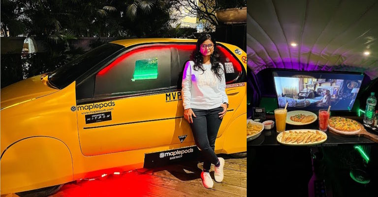 india's first car caf maple pods