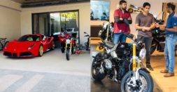 Sneak peek at Telugu Movie Star Naga Chaitanya's Supercar & Superbike Garage