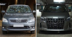 Toyota Innova Modified To Look Like A 1 Crore Rupee Alphard Super Luxury MPV [Video]