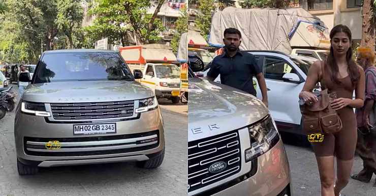 Pooja Hegde Range Rover