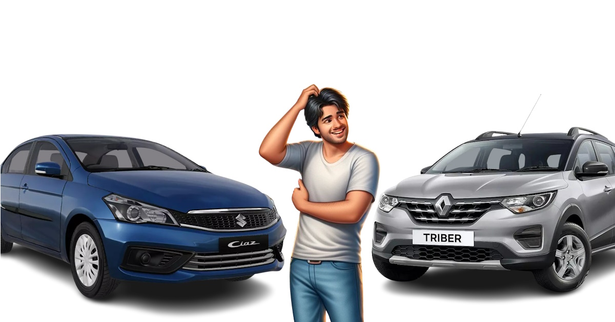 Renault Triber vs Maruti Suzuki Ciaz Renault Triber vs Maruti Suzuki Ciaz