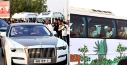 Ambani Pre Wedding: Shah Rukh And Ranbir Get Rolls Royce, Other Bollywood Celebs Get Bus [Video]