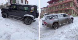 Toyota Hilux vs Maruti Jimny Vs Mahindra Thar vs Force Gurkha: Snow Challenge