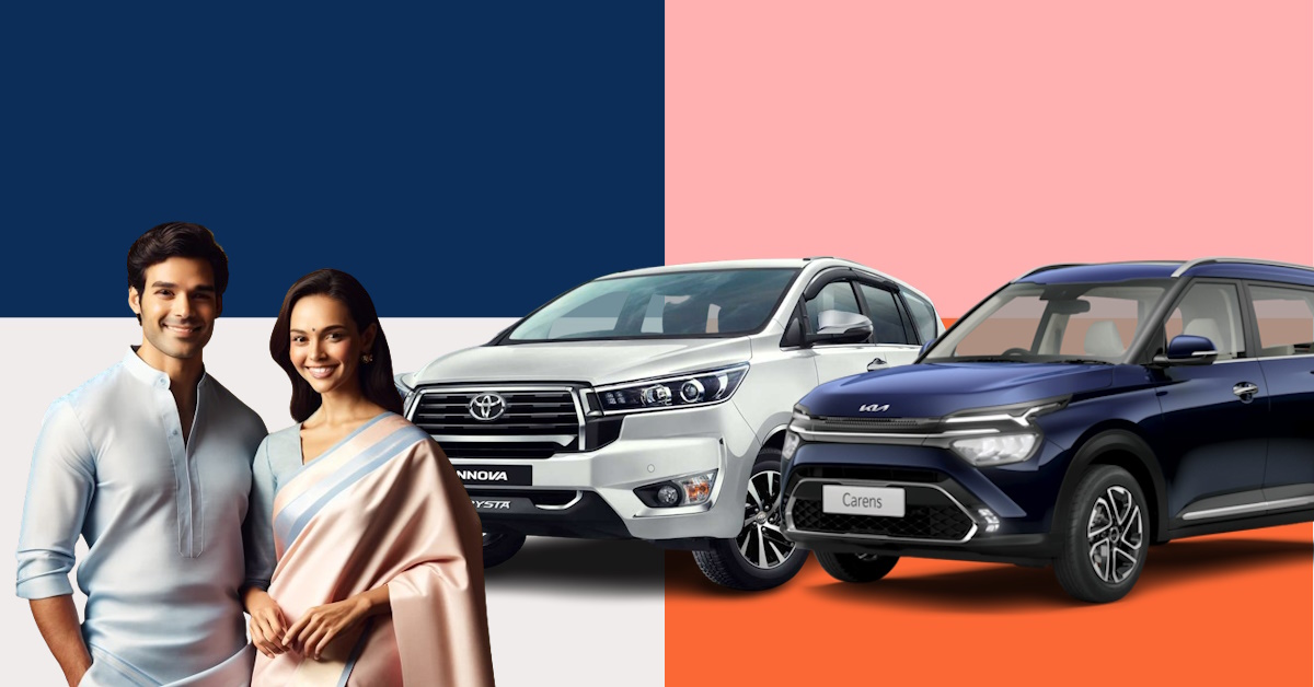 kia carens vs toyota innova crysta best variant family car buyers kia carens vs toyota innova crysta best variant family car buyers