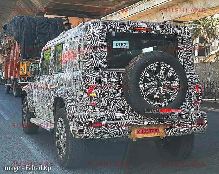 Mahindra Thar five-door rear