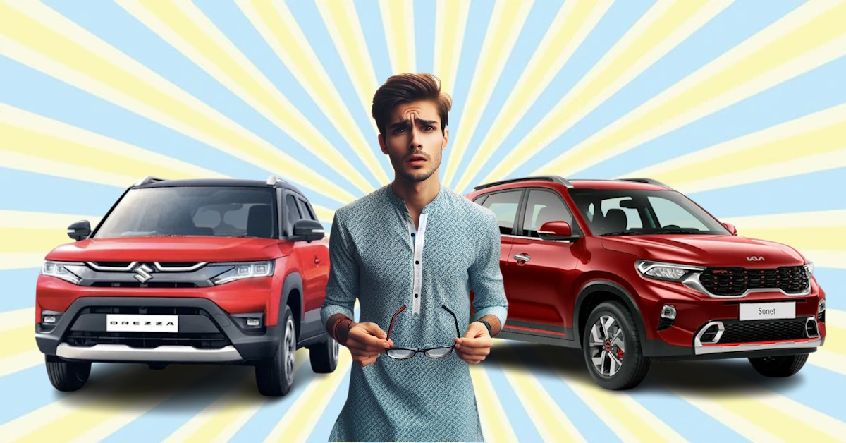 KIa Sonet 2024 vs Maruti Suzuki Brezza for young professionals