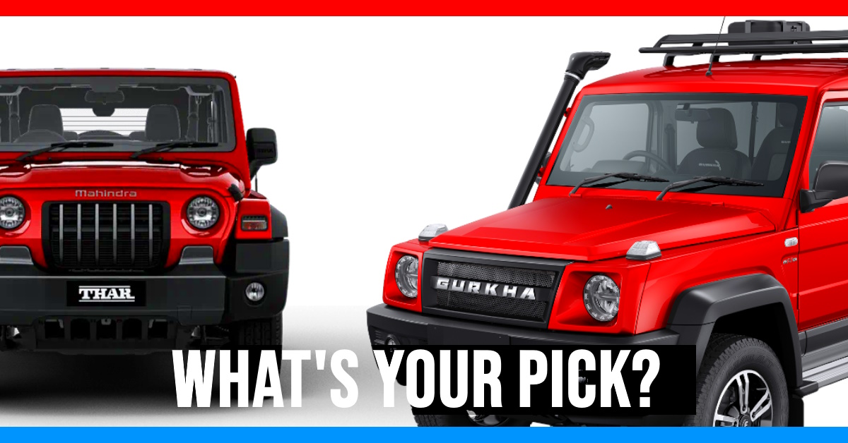 all-new force gurkha vs mahindra thar all-new force gurkha vs mahindra thar