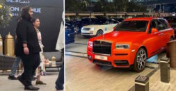 Anant Ambani Seen At Dubai In Rolls Royce Cullinan Black Badge, With 20 Security SUVs [Video]