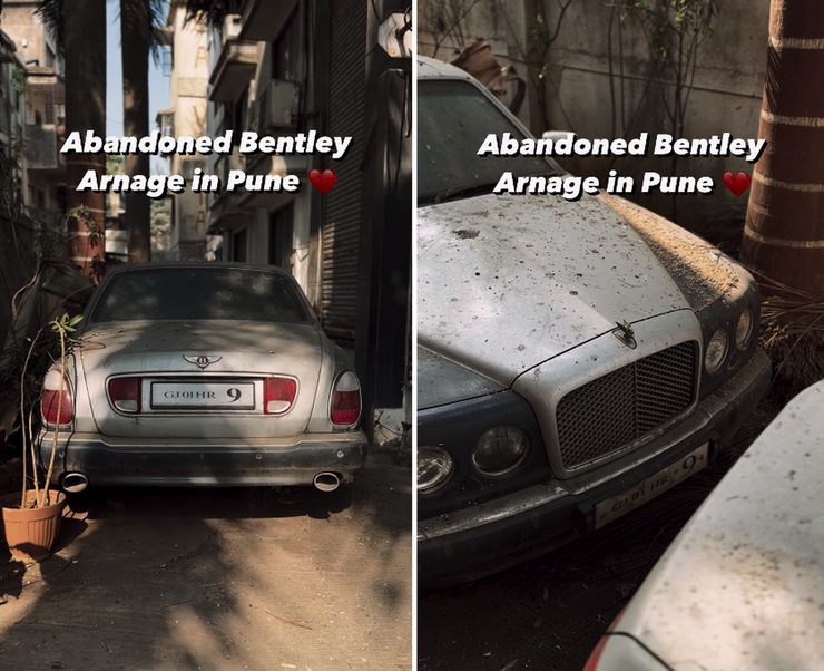 Bentley Arnage abandoned
