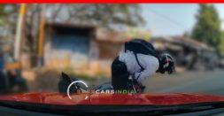 Biker Crashes Into Skoda Kushaq Taking U-turn: Who's Wrong Here? [Video]