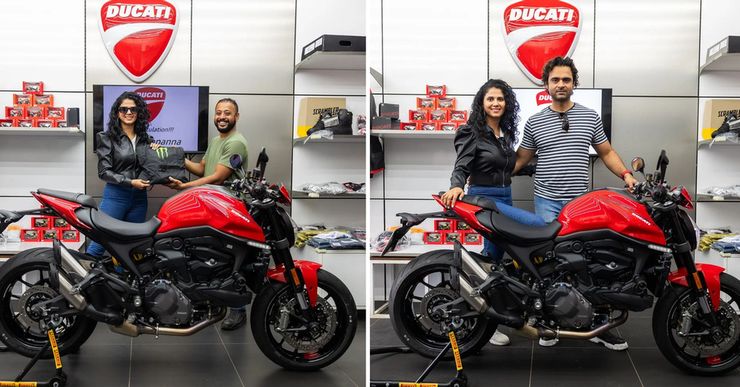Actress Daisy Bopanna Buys Ducati Monster: Names Superbike ‘Anandi’ (Video)