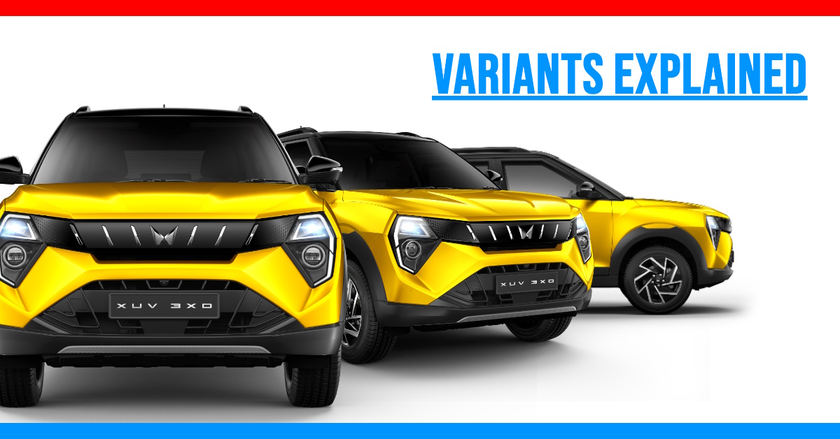 mahindra xuv x3o variants mahindra xuv x3o variants