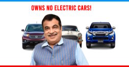 Minister Nitin Gadkari Owns No Electric Car But Has Ambassador, V-Cross & CR-V