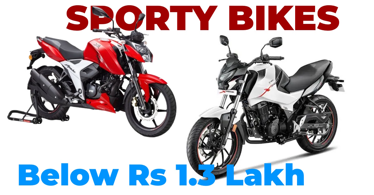 Affordable sporty motorcycles below Rs 1.3 lakhs