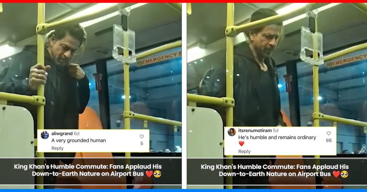 Shahrukh Khan seen in a bus Shahrukh Khan seen in a bus