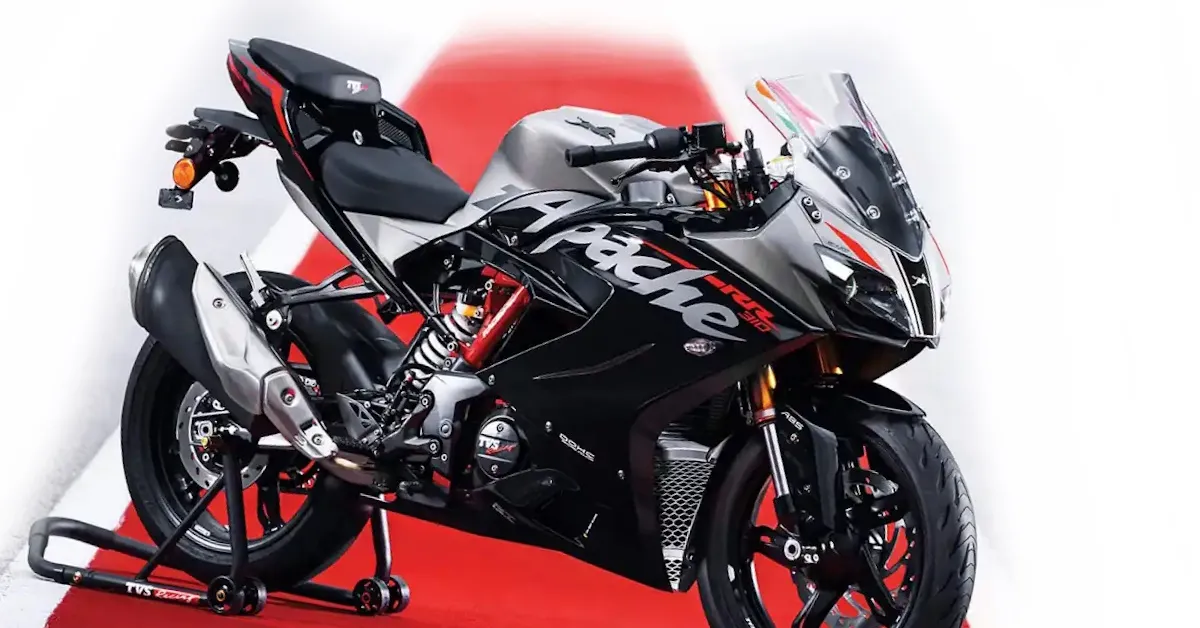 Tvs apache top model clearance