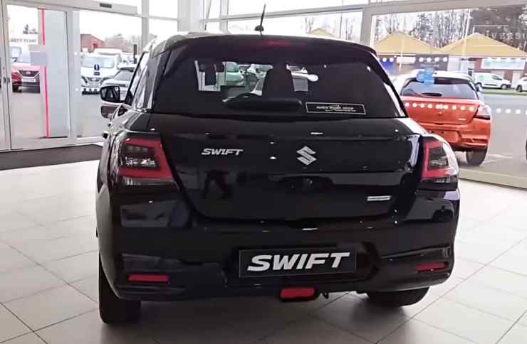 2024 Maruti Suzuki Swift black rear