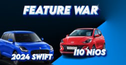 Maruti Swift 2024 vs Hyundai Grand i10 Nios Tech Comparison