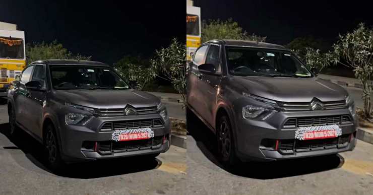 Citroen Basalt Mid-Spec Variant Spied Without Camouflage [Video]