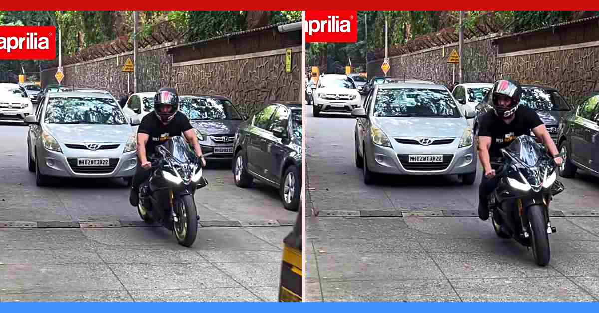 John Abraham new Aprilia RSV4 Factory