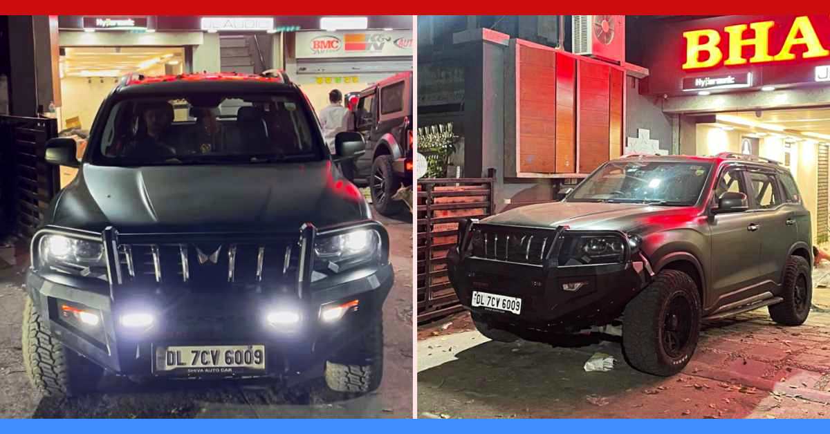 Mahindra Scorpio-N with prad 4x4 metal bumper Mahindra Scorpio-N with prad 4x4 metal bumper
