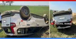 Mahindra Scorpio-N Rolls Over, Falls 15 Feet Off The Road; Passengers Safe
