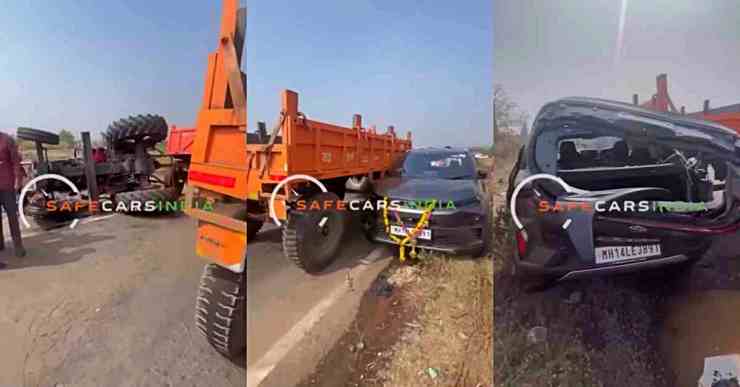 Tata Nexon crash