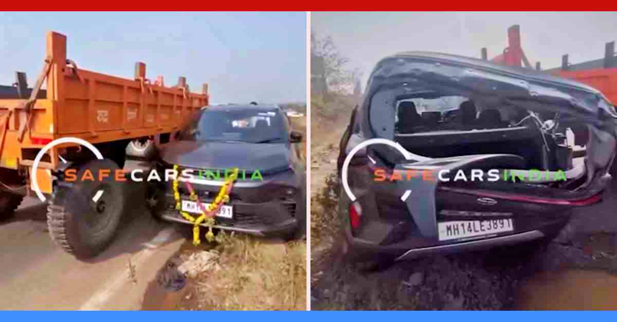 Tata Nexon crash tractor Tata Nexon crash tractor